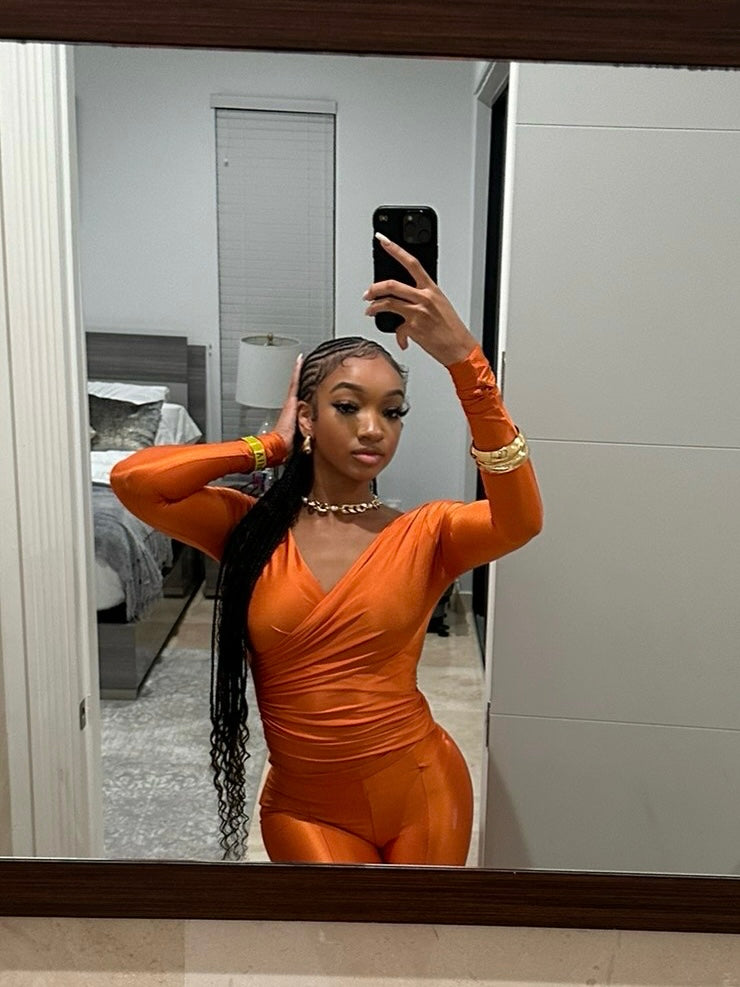 Orange Two Piece Set