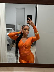 Orange Two Piece Set