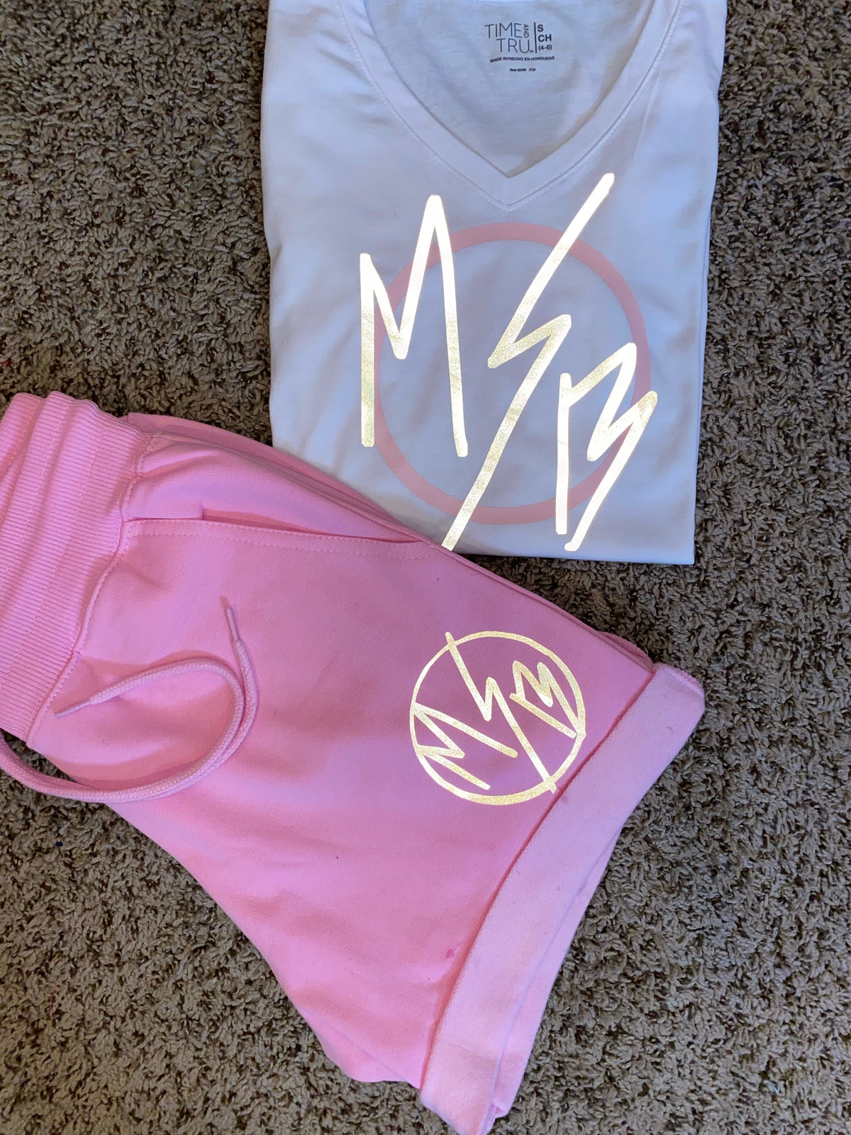 Pink Short and Tee Set